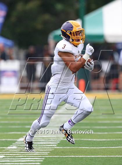 Thumbnail 2 in De La Salle Collegiate vs. King (Tim Horton Prep Kickoff Classic) photogallery.