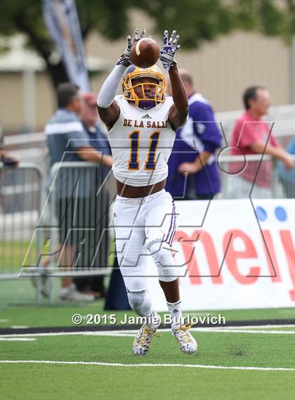 Thumbnail 1 in De La Salle Collegiate vs. King (Tim Horton Prep Kickoff Classic) photogallery.