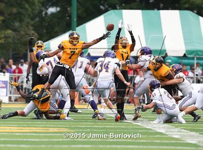 Thumbnail 2 in De La Salle Collegiate vs. King (Tim Horton Prep Kickoff Classic) photogallery.