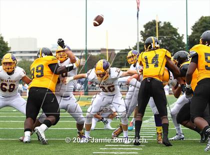 Thumbnail 2 in De La Salle Collegiate vs. King (Tim Horton Prep Kickoff Classic) photogallery.
