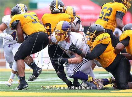 Thumbnail 3 in De La Salle Collegiate vs. King (Tim Horton Prep Kickoff Classic) photogallery.