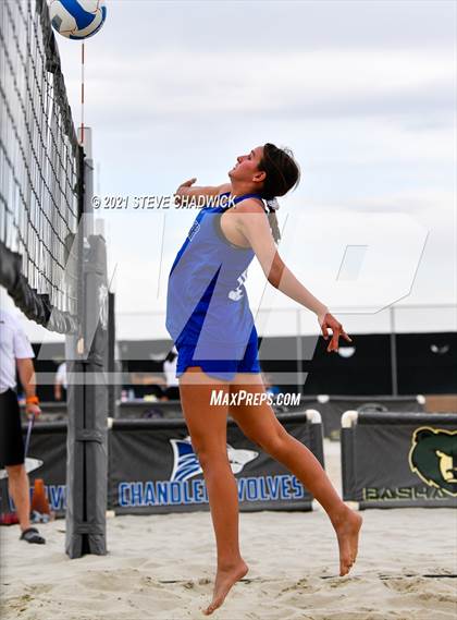 Thumbnail 3 in O'Conner vs Xavier College Prep @ Casteel (AIA Division I State Championship Semifinals) photogallery.