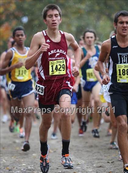 Thumbnail 1 in CIF State Cross Country Championships (D1 Boys) photogallery.