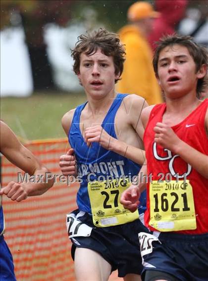 Thumbnail 1 in CIF State Cross Country Championships (D1 Boys) photogallery.