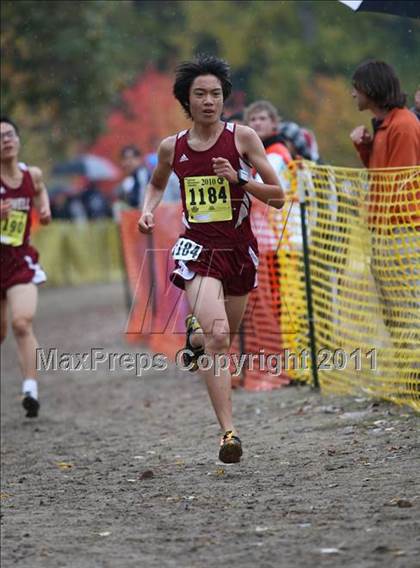 Thumbnail 1 in CIF State Cross Country Championships (D1 Boys) photogallery.