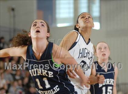 Thumbnail 2 in Burke Catholic [John S.] vs. Highland (Section 9 Class B Final) photogallery.
