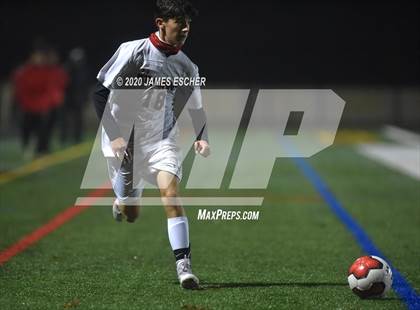 Thumbnail 2 in Chaminade vs St. John the Baptist (Semifinals @ St. Anthony's) Nov 12, 2020 photogallery.