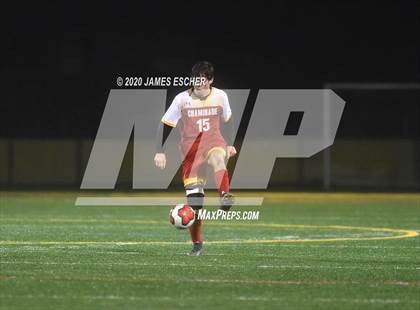 Thumbnail 3 in Chaminade vs St. John the Baptist (Semifinals @ St. Anthony's) Nov 12, 2020 photogallery.