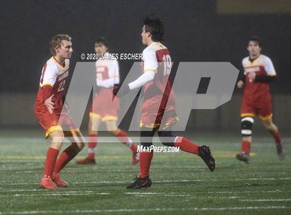 Thumbnail 2 in Chaminade vs St. John the Baptist (Semifinals @ St. Anthony's) Nov 12, 2020 photogallery.