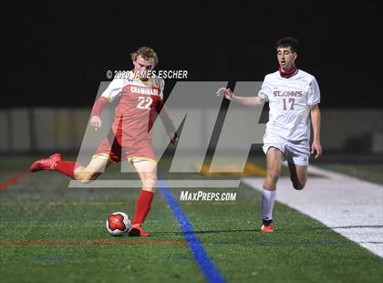 Thumbnail 3 in Chaminade vs St. John the Baptist (Semifinals @ St. Anthony's) Nov 12, 2020 photogallery.