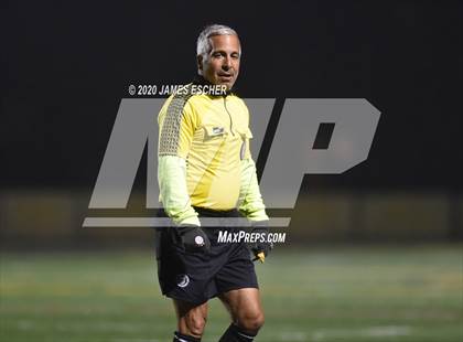 Thumbnail 3 in Chaminade vs St. John the Baptist (Semifinals @ St. Anthony's) Nov 12, 2020 photogallery.