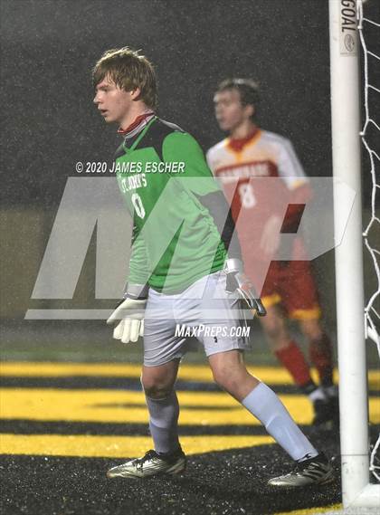 Thumbnail 2 in Chaminade vs St. John the Baptist (Semifinals @ St. Anthony's) Nov 12, 2020 photogallery.