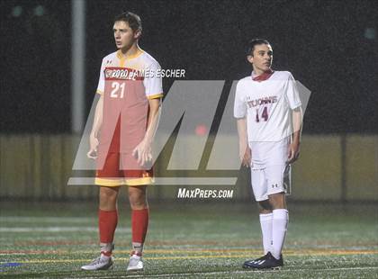 Thumbnail 3 in Chaminade vs St. John the Baptist (Semifinals @ St. Anthony's) Nov 12, 2020 photogallery.