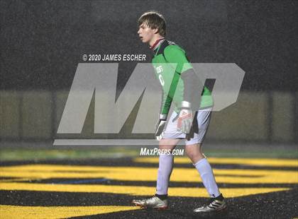 Thumbnail 2 in Chaminade vs St. John the Baptist (Semifinals @ St. Anthony's) Nov 12, 2020 photogallery.