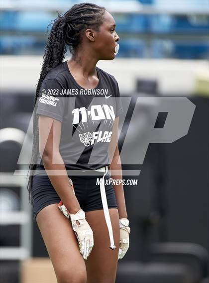 Thumbnail 2 in Fleming Island vs Atlantic Coast (Jaguars Prep 11-On Flag Tournament) photogallery.