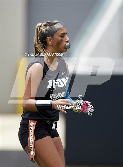 Thumbnail 2 in Fleming Island vs Atlantic Coast (Jaguars Prep 11-On Flag Tournament) photogallery.