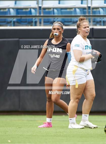 Thumbnail 3 in Fleming Island vs Atlantic Coast (Jaguars Prep 11-On Flag Tournament) photogallery.