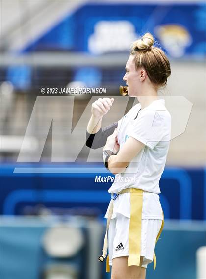 Thumbnail 1 in Fleming Island vs Atlantic Coast (Jaguars Prep 11-On Flag Tournament) photogallery.