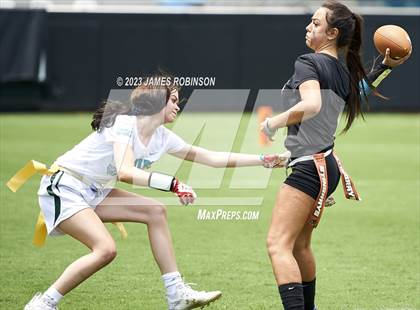 Thumbnail 3 in Fleming Island vs Atlantic Coast (Jaguars Prep 11-On Flag Tournament) photogallery.