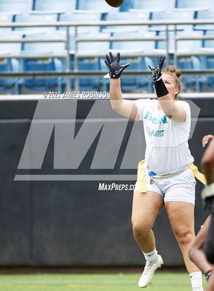 Thumbnail 1 in Fleming Island vs Atlantic Coast (Jaguars Prep 11-On Flag Tournament) photogallery.