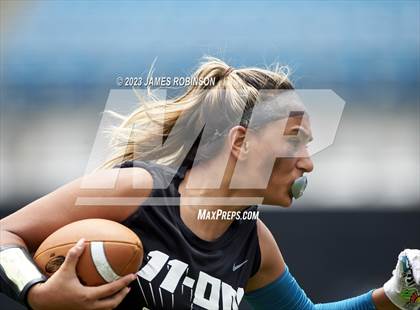 Thumbnail 3 in Fleming Island vs Atlantic Coast (Jaguars Prep 11-On Flag Tournament) photogallery.