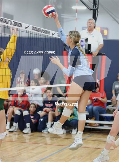 Thumbnail 1 in Jackson Academy vs DeLand (Nike Tournament of Champions) photogallery.
