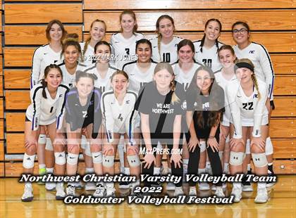 Thumbnail 3 in Northwest Christian vs. Sierra Linda (Goldwater Volleyball Festival Tournament) photogallery.