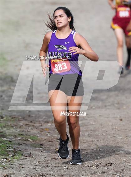 Thumbnail 3 in CIF Central Section Cross Country Championships (Girls D4 Race) photogallery.