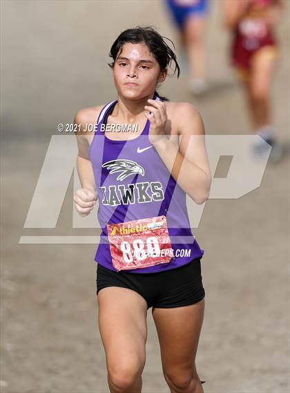 Thumbnail 3 in CIF Central Section Cross Country Championships (Girls D4 Race) photogallery.