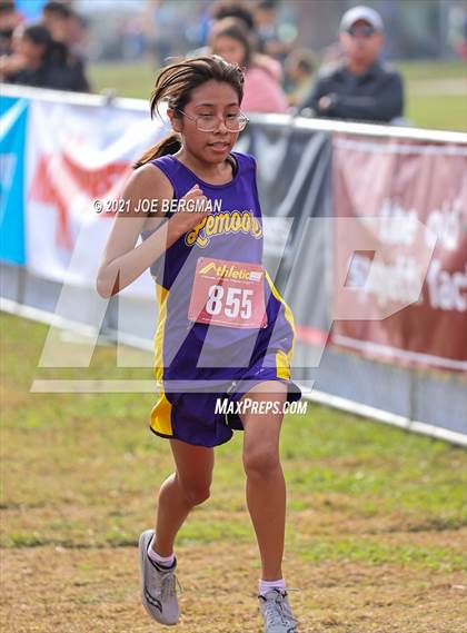 Thumbnail 2 in CIF Central Section Cross Country Championships (Girls D4 Race) photogallery.