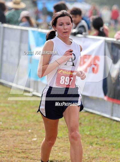 Thumbnail 2 in CIF Central Section Cross Country Championships (Girls D4 Race) photogallery.