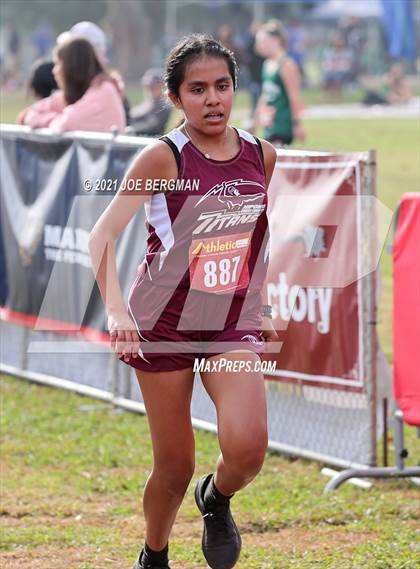 Thumbnail 3 in CIF Central Section Cross Country Championships (Girls D4 Race) photogallery.