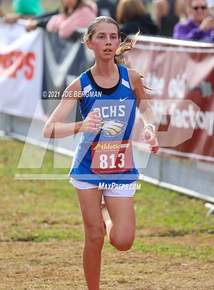 Thumbnail 1 in CIF Central Section Cross Country Championships (Girls D4 Race) photogallery.