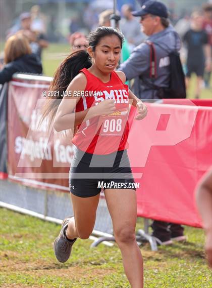 Thumbnail 3 in CIF Central Section Cross Country Championships (Girls D4 Race) photogallery.