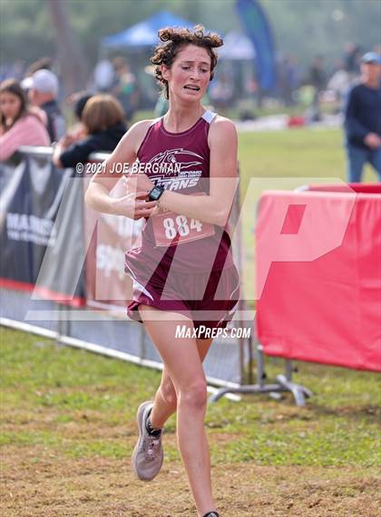 Thumbnail 3 in CIF Central Section Cross Country Championships (Girls D4 Race) photogallery.