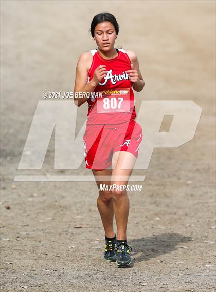 Thumbnail 1 in CIF Central Section Cross Country Championships (Girls D4 Race) photogallery.