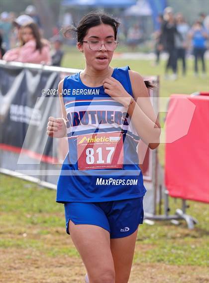 Thumbnail 2 in CIF Central Section Cross Country Championships (Girls D4 Race) photogallery.