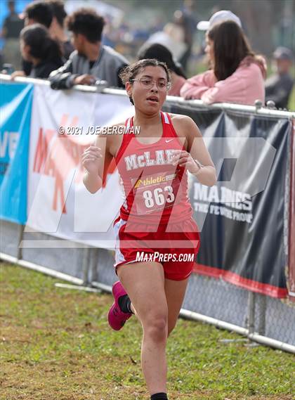 Thumbnail 2 in CIF Central Section Cross Country Championships (Girls D4 Race) photogallery.