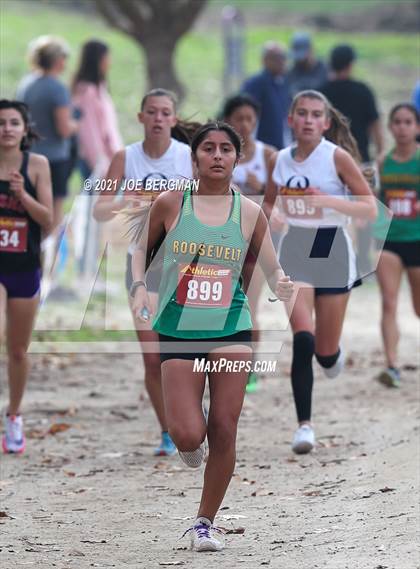 Thumbnail 3 in CIF Central Section Cross Country Championships (Girls D4 Race) photogallery.