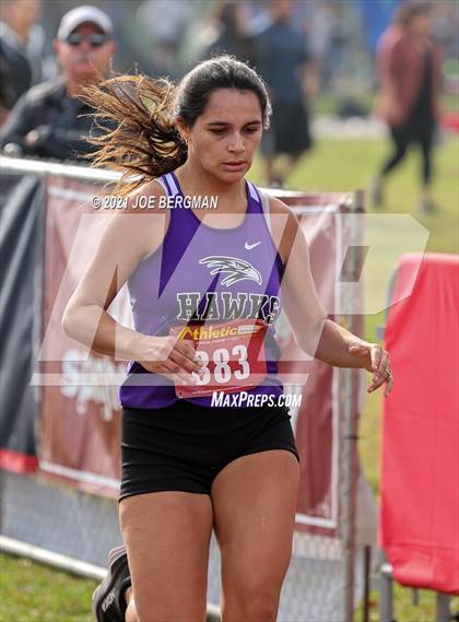Thumbnail 3 in CIF Central Section Cross Country Championships (Girls D4 Race) photogallery.
