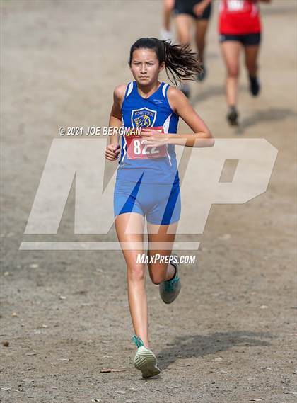 Thumbnail 3 in CIF Central Section Cross Country Championships (Girls D4 Race) photogallery.