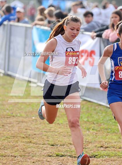 Thumbnail 2 in CIF Central Section Cross Country Championships (Girls D4 Race) photogallery.