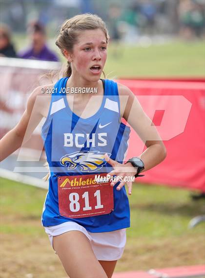 Thumbnail 2 in CIF Central Section Cross Country Championships (Girls D4 Race) photogallery.
