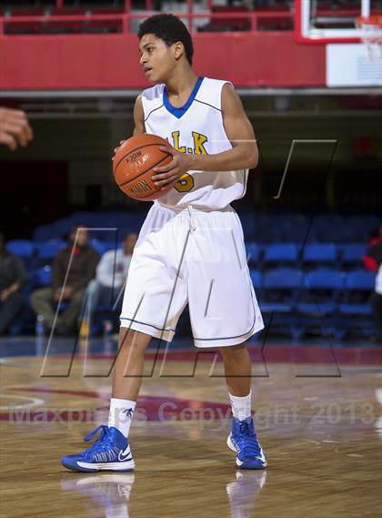 Thumbnail 2 in Clark Academy vs Martin Luther King, Jr. (Section 1 Class D Semifinal) photogallery.