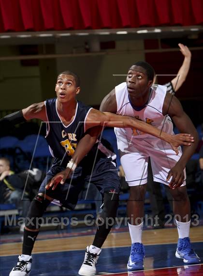Thumbnail 1 in Clark Academy vs Martin Luther King, Jr. (Section 1 Class D Semifinal) photogallery.