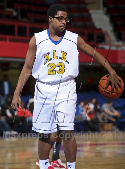 Thumbnail 3 in Clark Academy vs Martin Luther King, Jr. (Section 1 Class D Semifinal) photogallery.