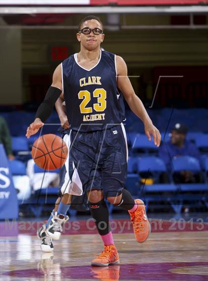 Thumbnail 1 in Clark Academy vs Martin Luther King, Jr. (Section 1 Class D Semifinal) photogallery.