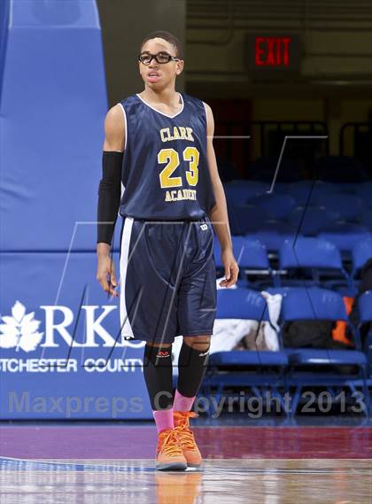 Thumbnail 1 in Clark Academy vs Martin Luther King, Jr. (Section 1 Class D Semifinal) photogallery.