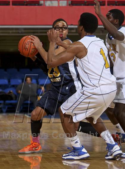 Thumbnail 2 in Clark Academy vs Martin Luther King, Jr. (Section 1 Class D Semifinal) photogallery.