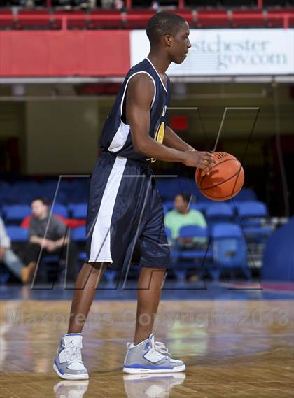 Thumbnail 1 in Clark Academy vs Martin Luther King, Jr. (Section 1 Class D Semifinal) photogallery.